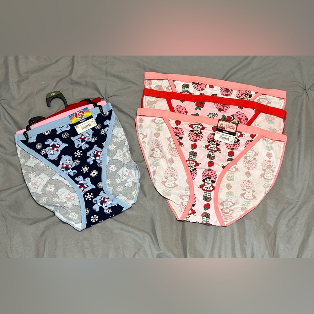NEW Women’s Retro Bikinis Sets - CARE BEARS & STRAWBERRY SHORTCAKE XL X Large